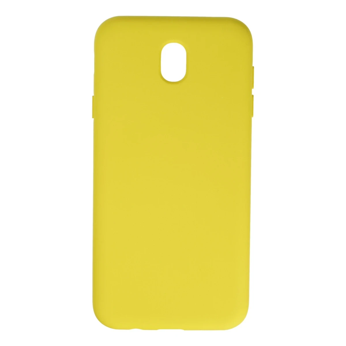 Newface Samsung Galaxy J7 Pro / J730 Kılıf Nano içi Kadife Silikon - Sarı