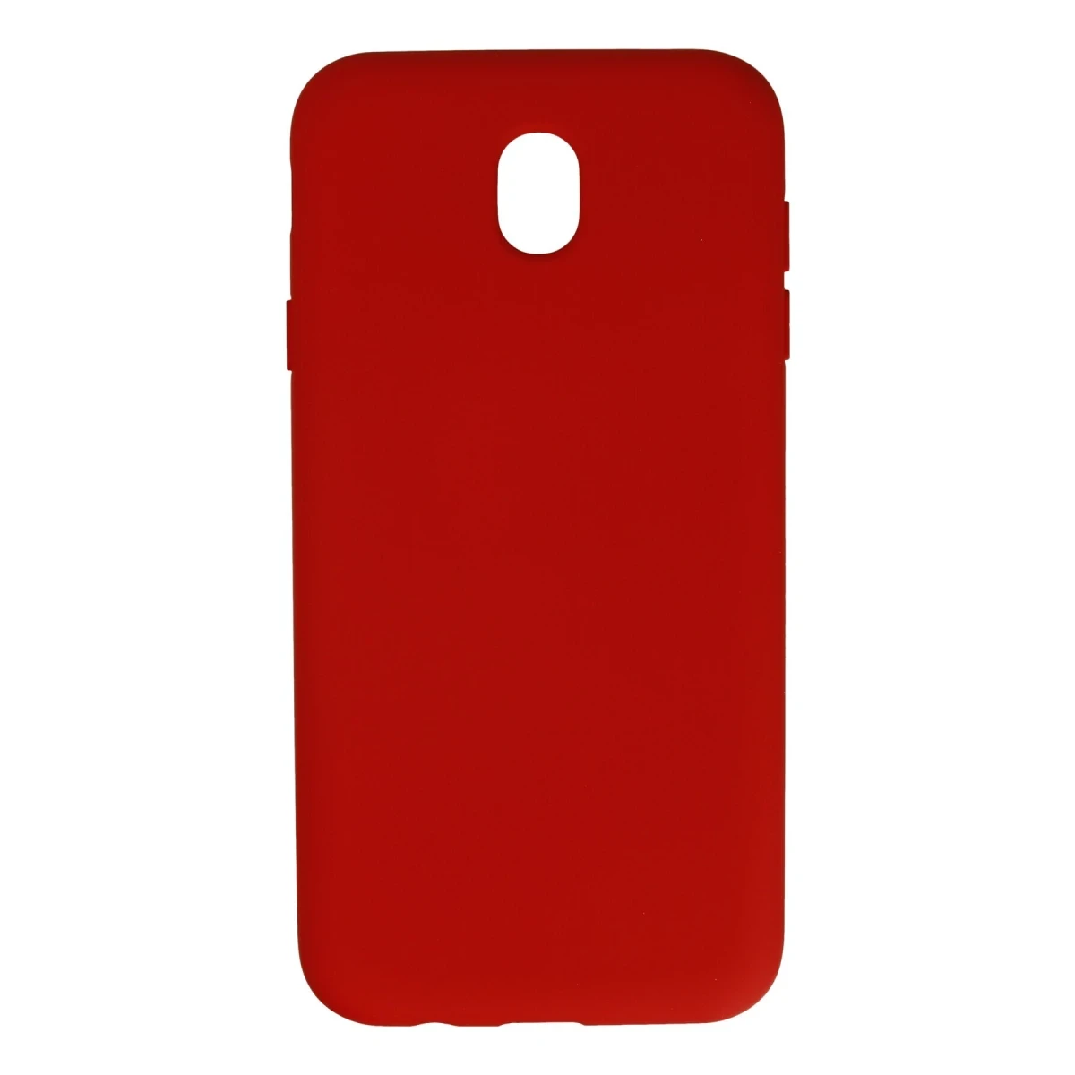 Newface Samsung Galaxy J7 Pro / J730 Kılıf Nano içi Kadife Silikon - Kırmızı