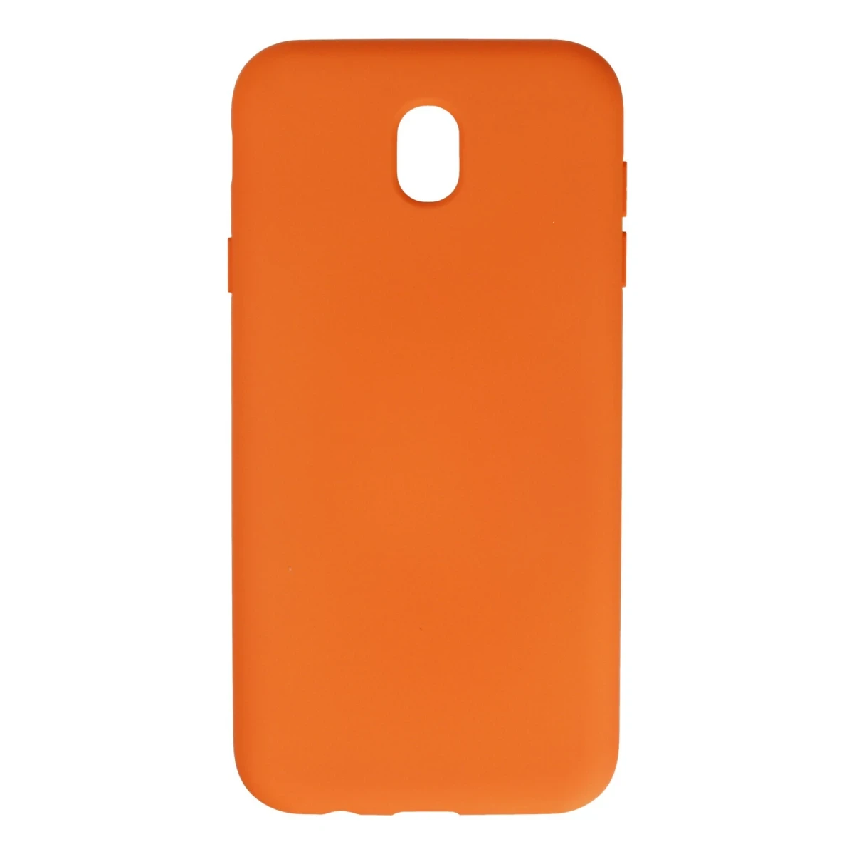 Newface Samsung Galaxy J7 Pro / J730 Kılıf Nano içi Kadife Silikon - Turuncu