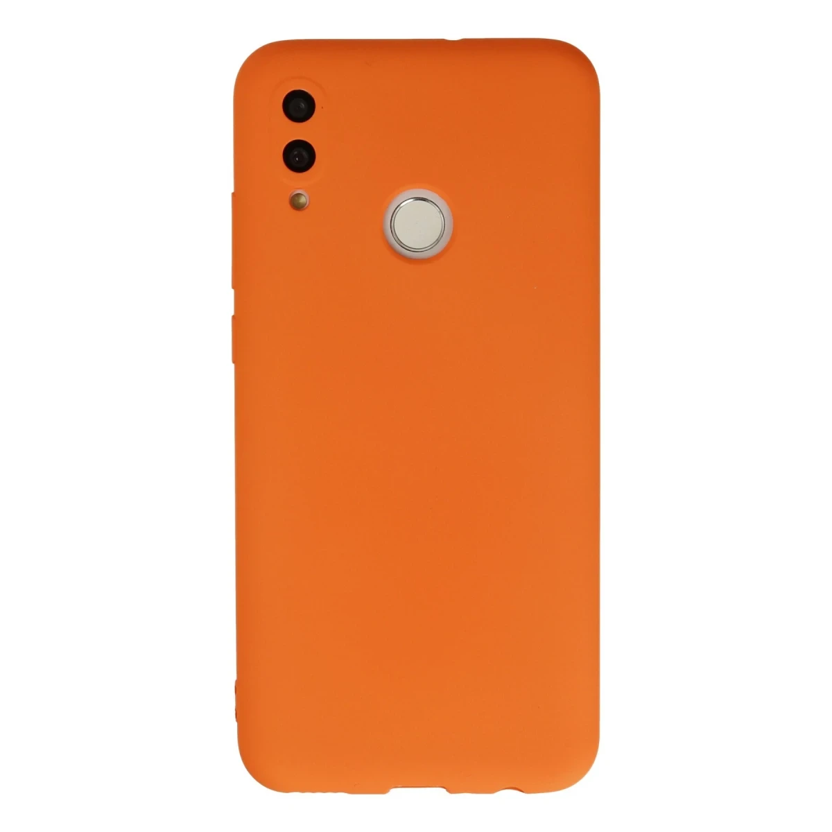 Newface Huawei P Smart 2019 Kılıf Nano içi Kadife Silikon - Turuncu