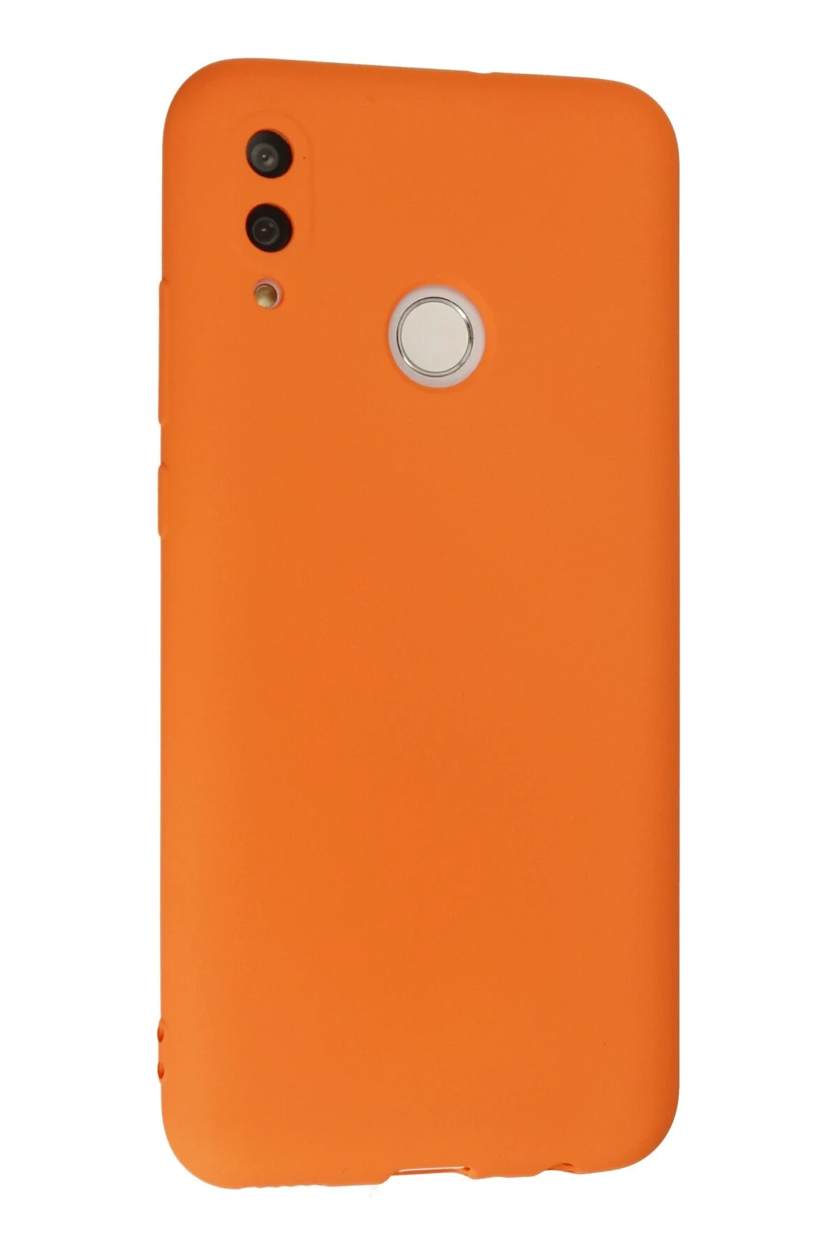 Newface Huawei P Smart 2019 Kılıf Nano içi Kadife Silikon - Turuncu