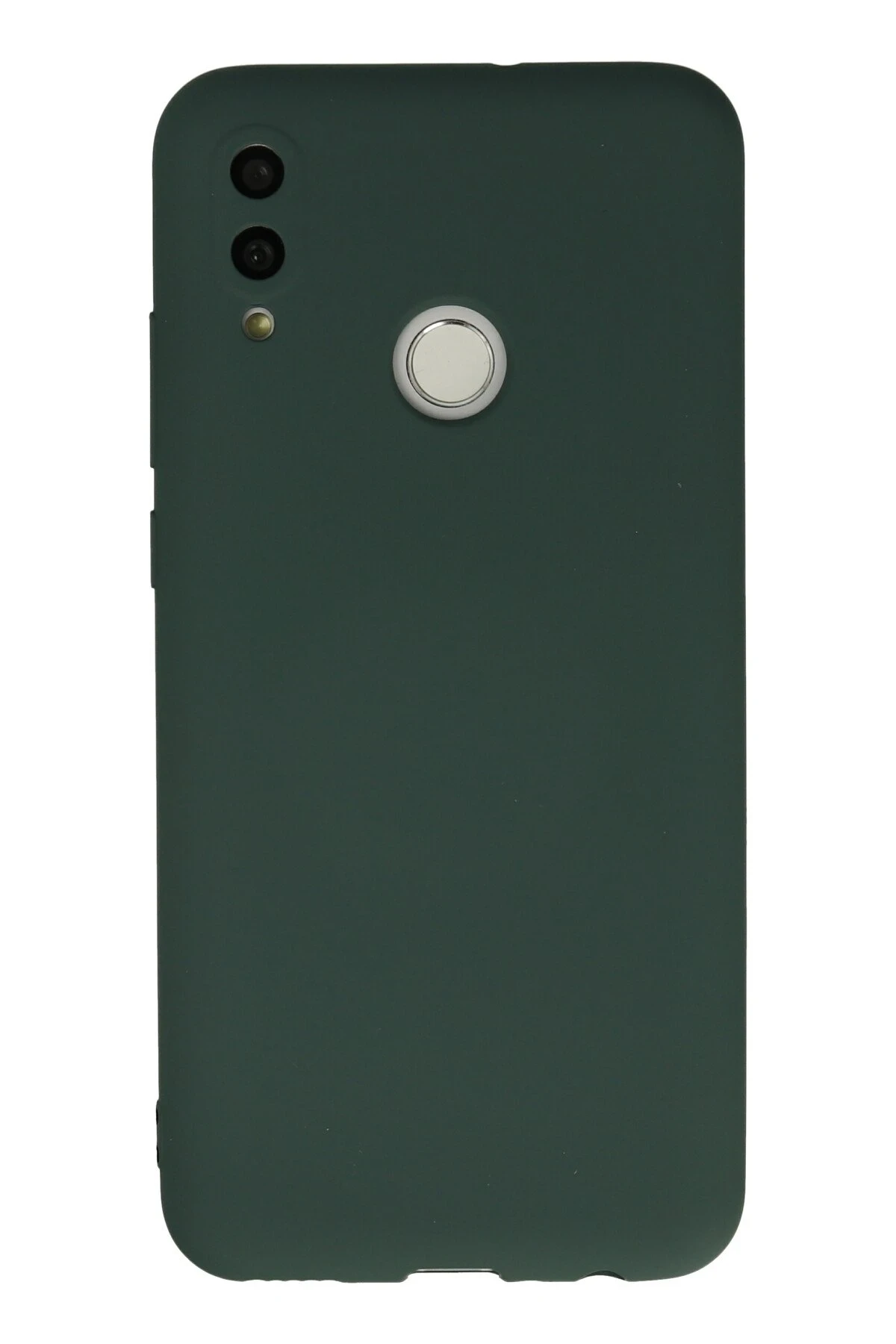 Newface Huawei P Smart 2019 Kılıf Nano içi Kadife Silikon - Koyu Yeşil