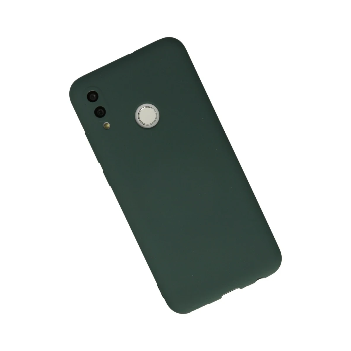 Huawei P Smart 2019 Kılıf Nano içi Kadife Silikon - Koyu Yeşil