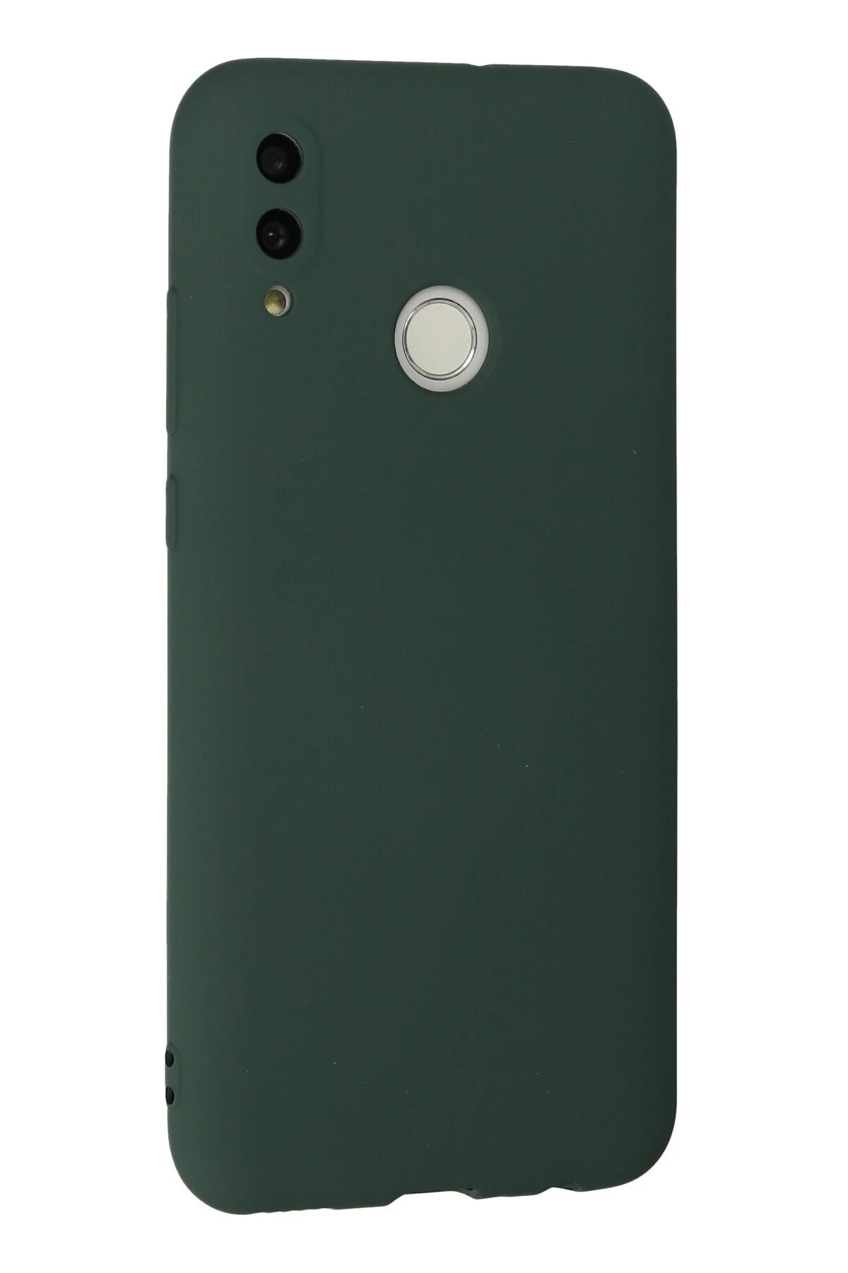 Newface Huawei P Smart 2019 Kılıf Nano içi Kadife Silikon - Koyu Yeşil