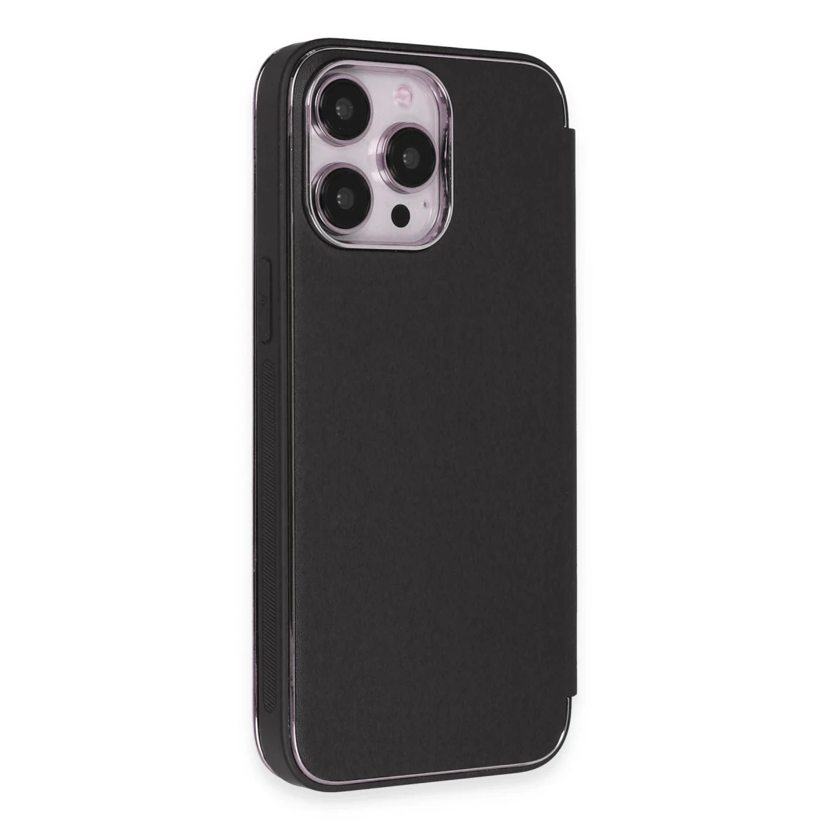 Newface Apple iPhone 13 Pro Kılıf Dolpin Kapaklı - Siyah — görsel 9
