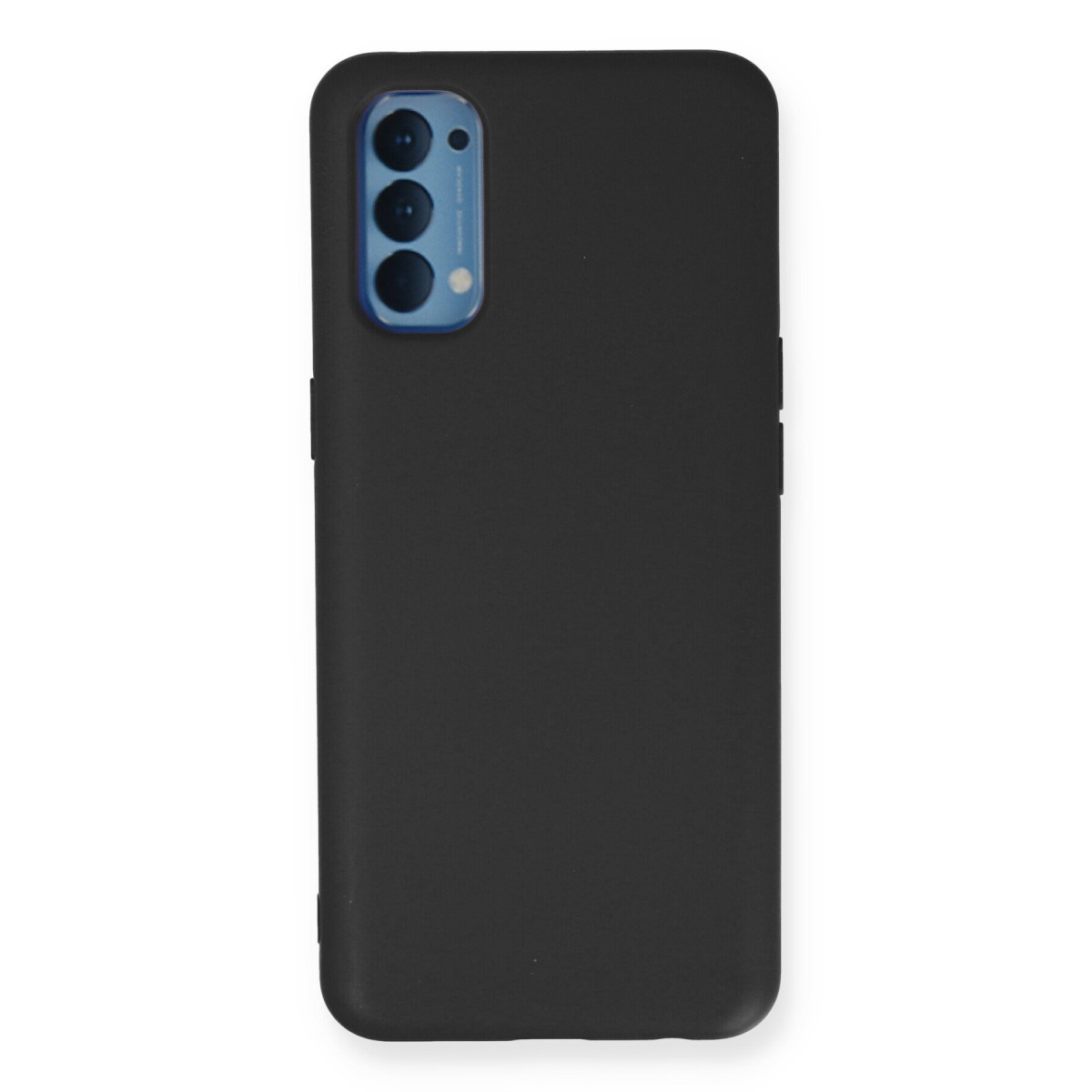 Newface Oppo Reno 4 Kılıf Nano içi Kadife Silikon - Siyah — görsel 9
