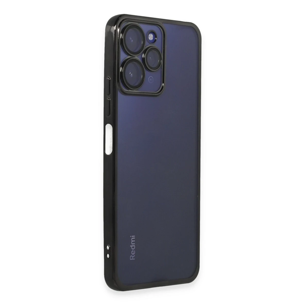 Newface Xiaomi Redmi 12 Kılıf Razer Lensli Silikon - Siyah — görsel 6