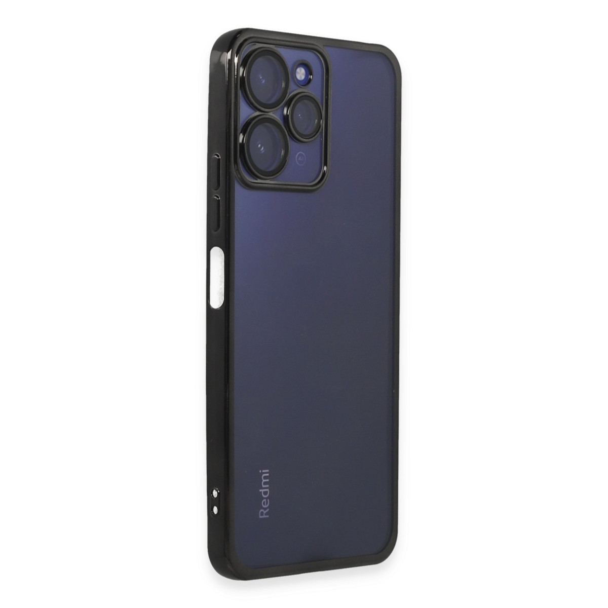 Newface Xiaomi Redmi 12 Kılıf Razer Lensli Silikon - Siyah — görsel 10