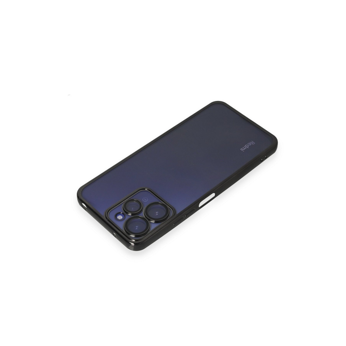Newface Xiaomi Redmi 12 Kılıf Razer Lensli Silikon - Siyah — görsel 11