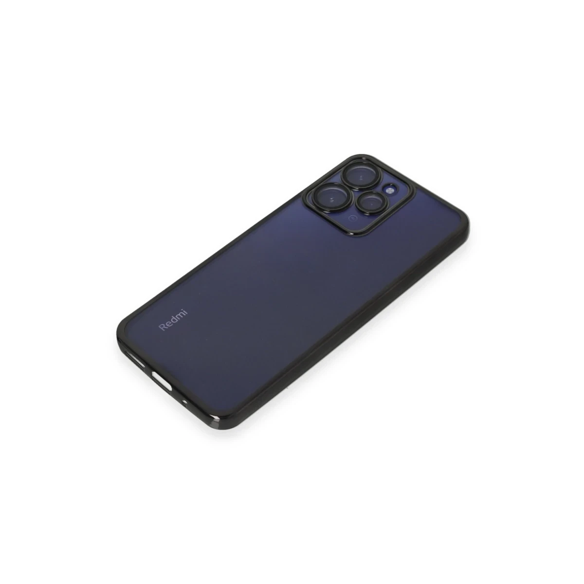 Newface Xiaomi Redmi 12 Kılıf Razer Lensli Silikon - Siyah — görsel 8