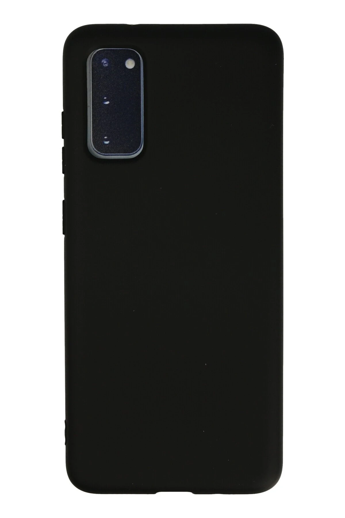 Newface Samsung Galaxy S20 Kılıf Nano içi Kadife Silikon - Siyah