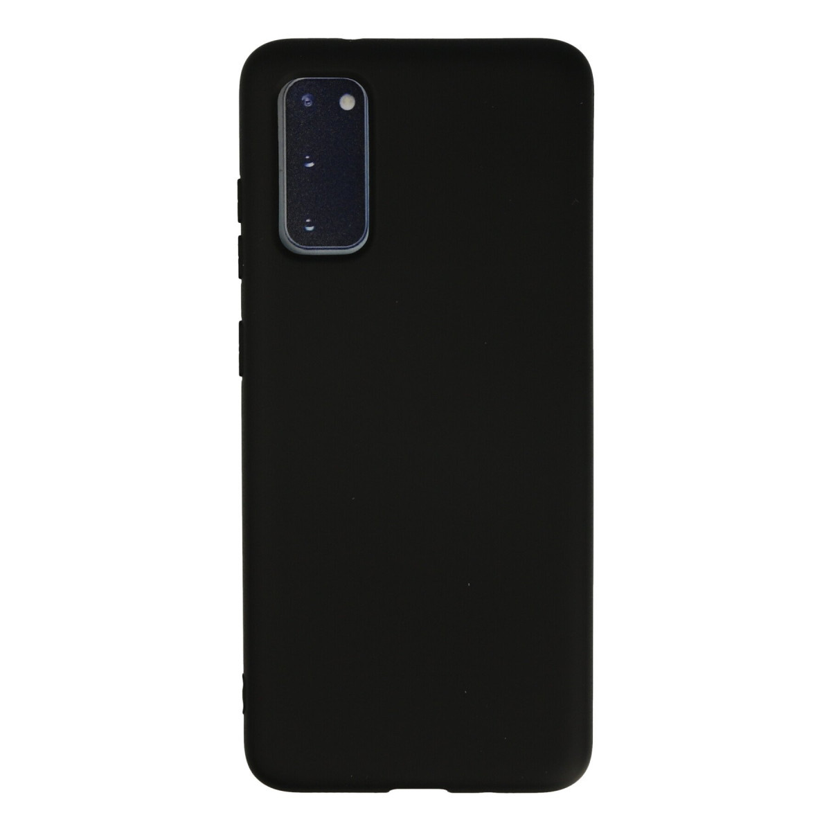 Newface Samsung Galaxy S20 Kılıf Nano içi Kadife Silikon - Siyah — görsel 7