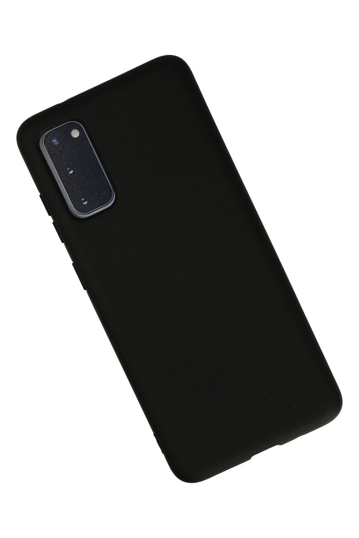 Newface Samsung Galaxy S20 Kılıf Nano içi Kadife Silikon - Siyah