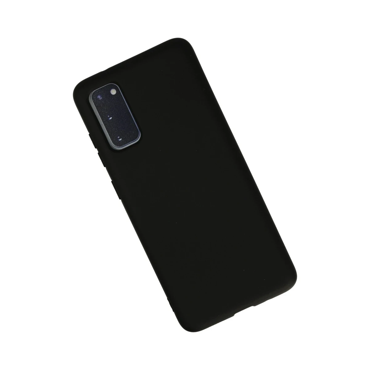 Newface Samsung Galaxy S20 Kılıf Nano içi Kadife Silikon - Siyah — görsel 5