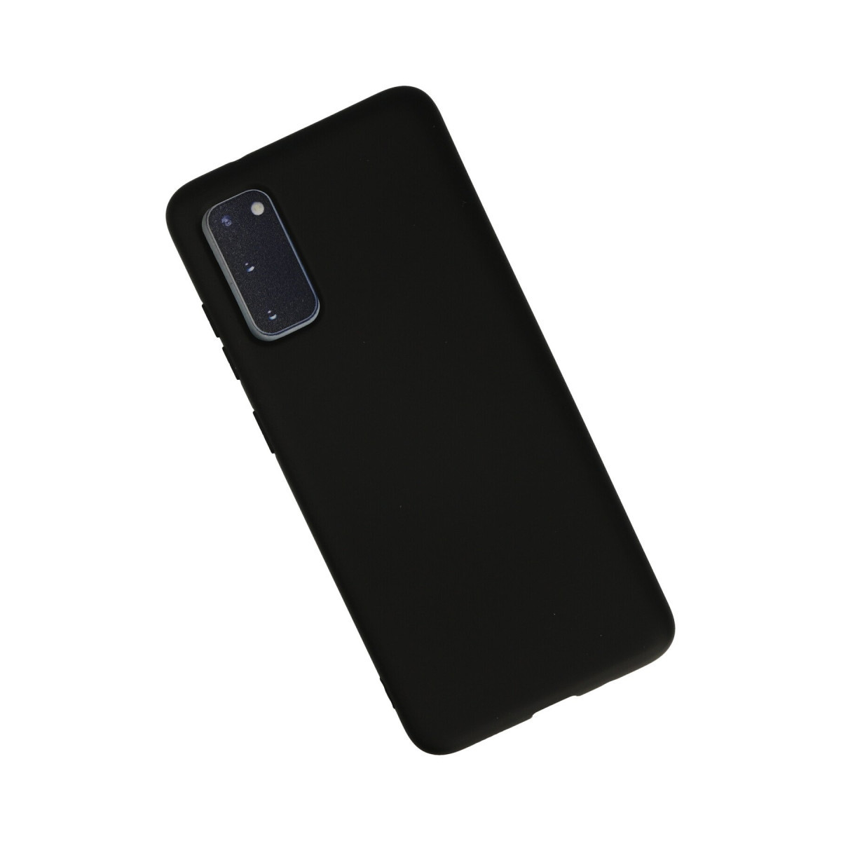 Newface Samsung Galaxy S20 Kılıf Nano içi Kadife Silikon - Siyah — görsel 8