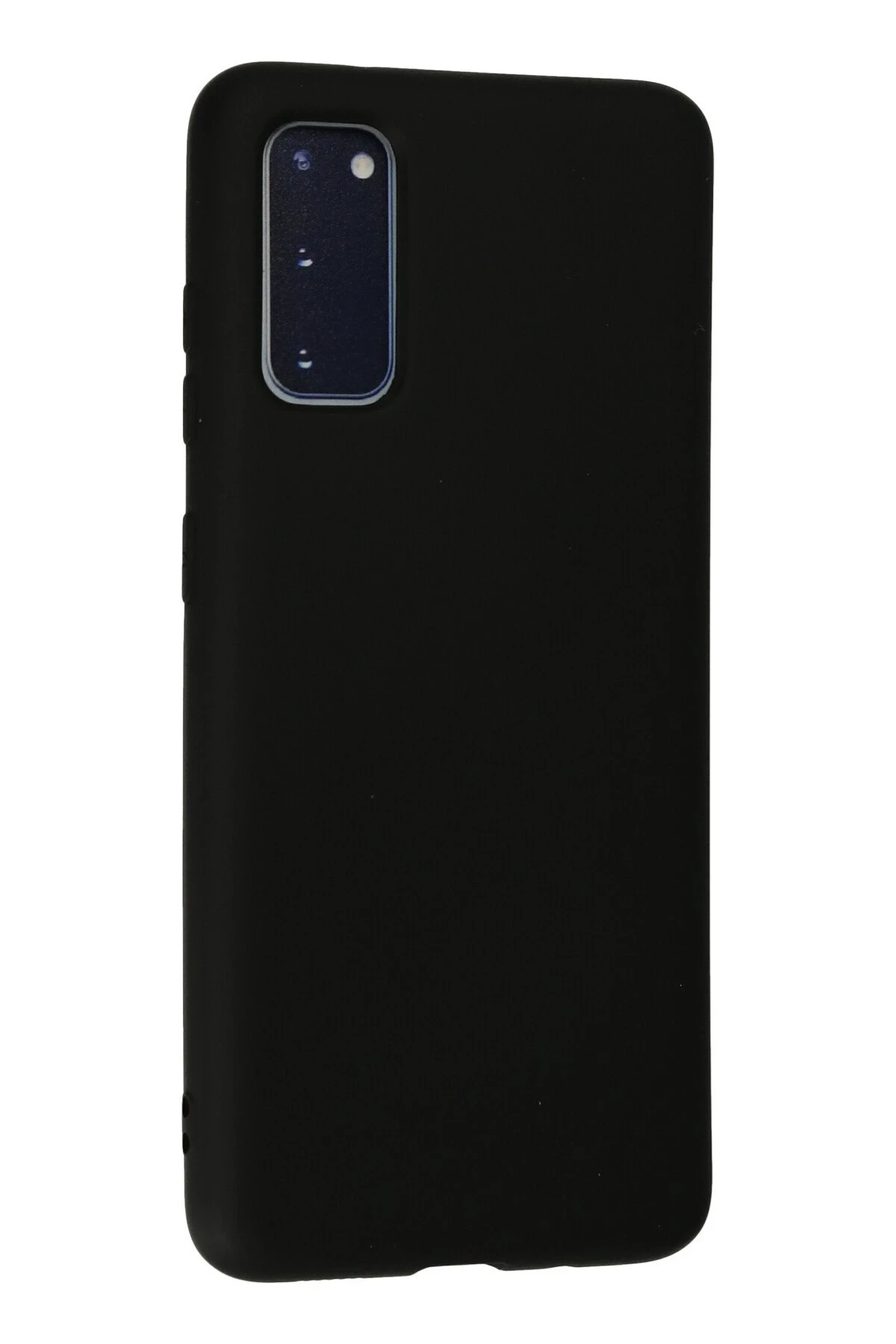 Newface Samsung Galaxy S20 Kılıf Nano içi Kadife Silikon - Siyah