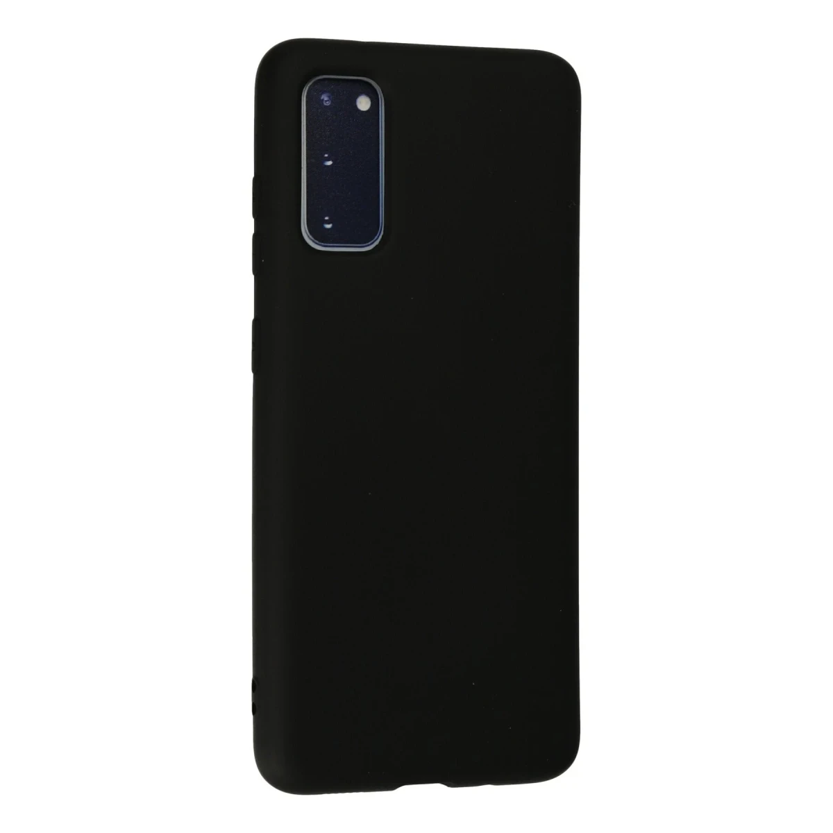 Newface Samsung Galaxy S20 Kılıf Nano içi Kadife Silikon - Siyah — görsel 6