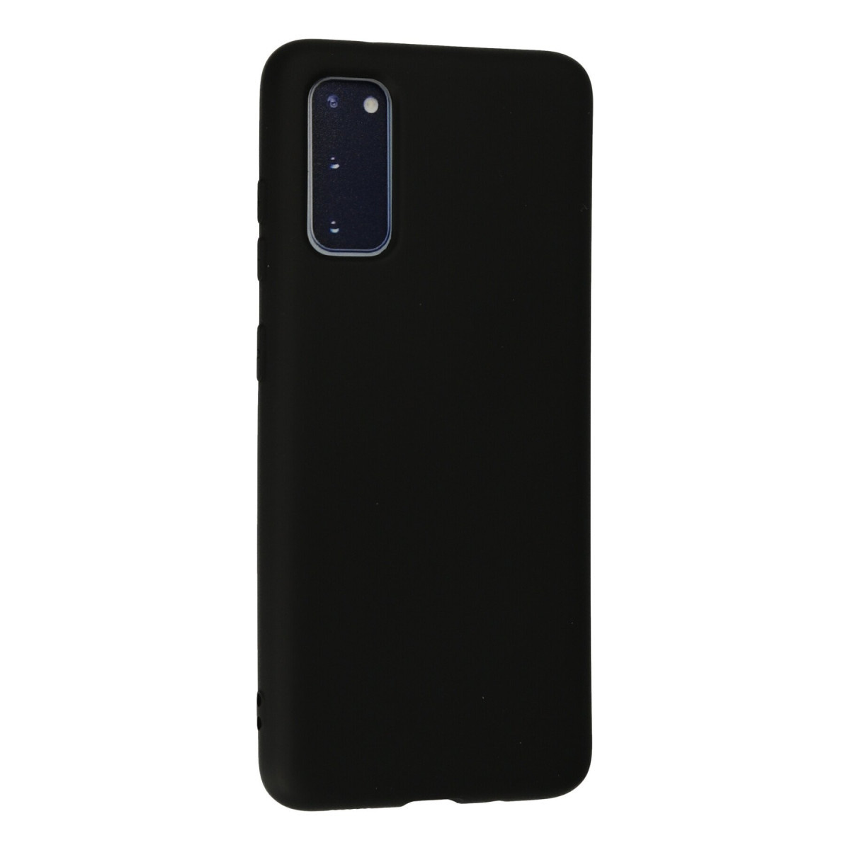 Newface Samsung Galaxy S20 Kılıf Nano içi Kadife Silikon - Siyah — görsel 9