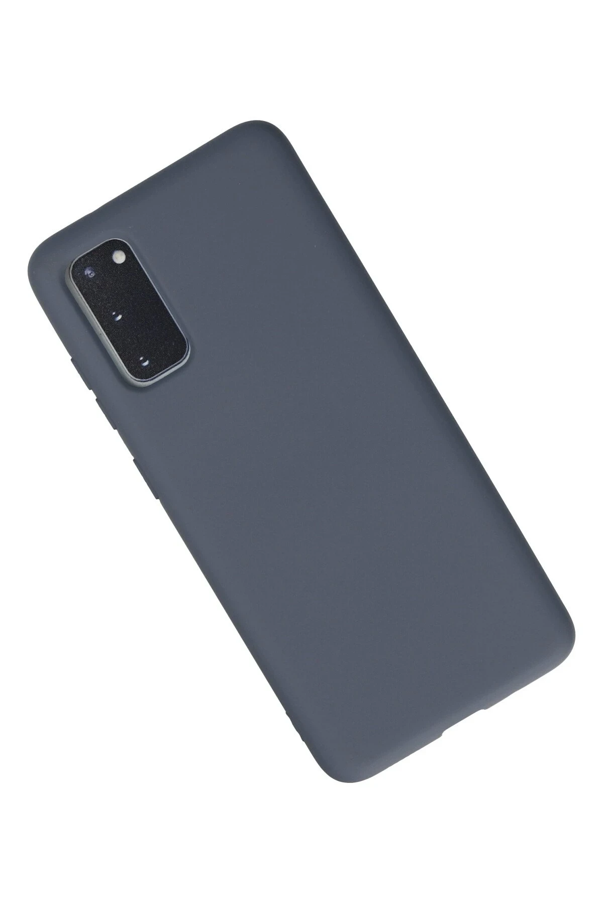 Newface Samsung Galaxy S20 Kılıf Nano içi Kadife Silikon - Gri