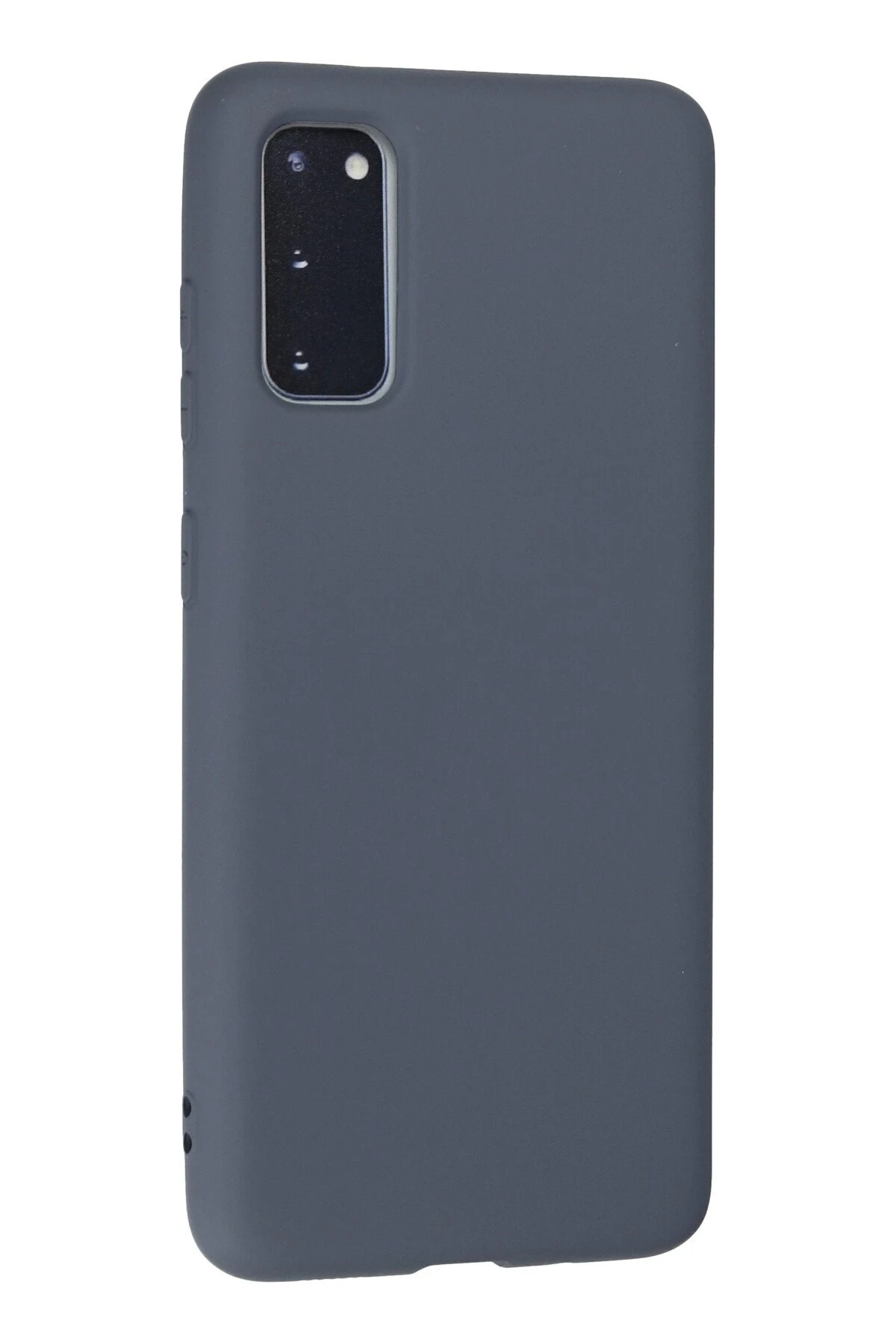 Newface Samsung Galaxy S20 Kılıf Nano içi Kadife Silikon - Gri