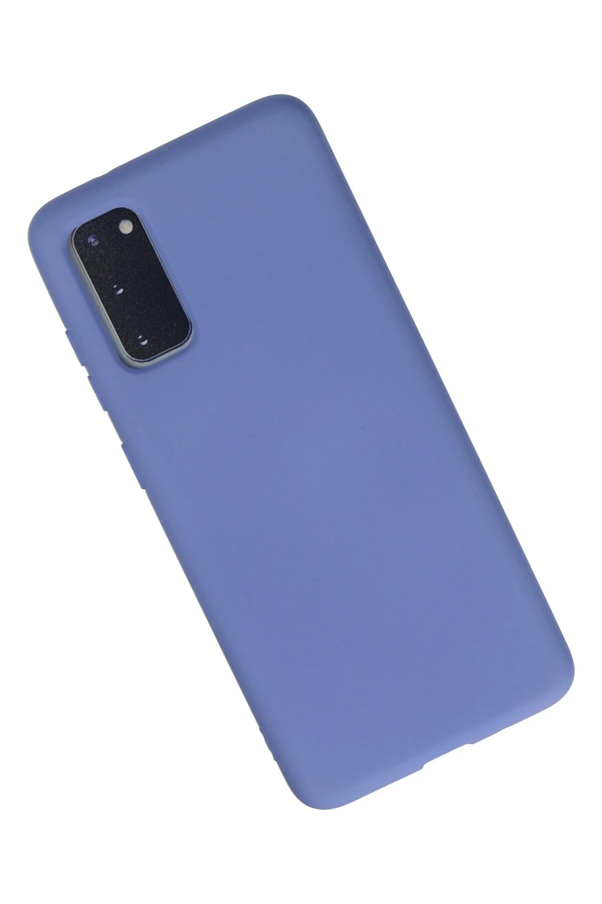 Newface Samsung Galaxy S20 Kılıf Nano içi Kadife Silikon - Lila