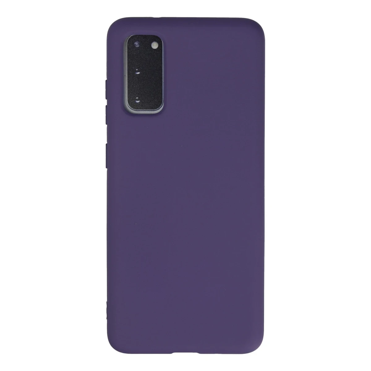 Newface Samsung Galaxy S20 Kılıf Nano içi Kadife Silikon - Mor