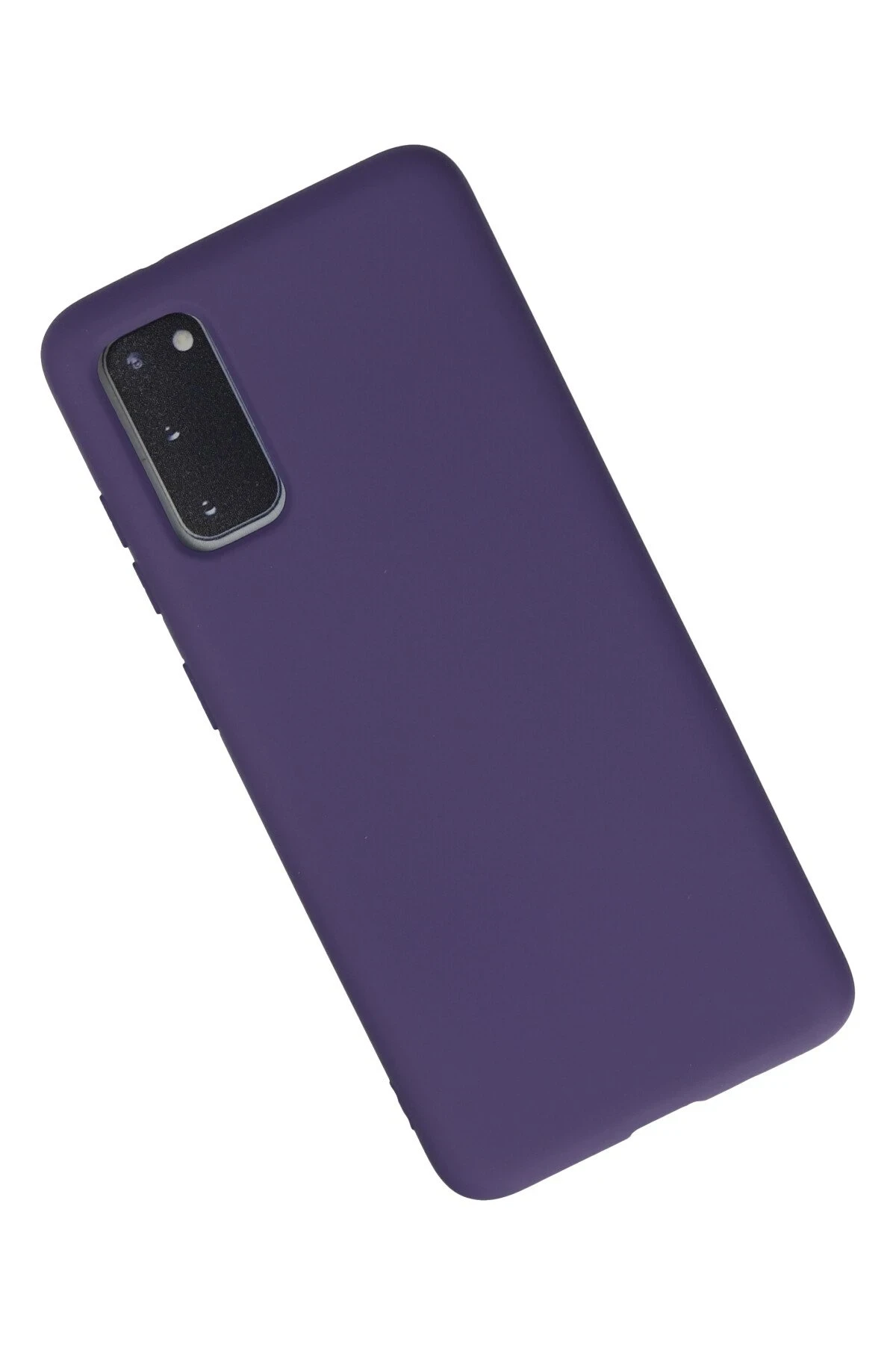 Newface Samsung Galaxy S20 Kılıf Nano içi Kadife Silikon - Mor
