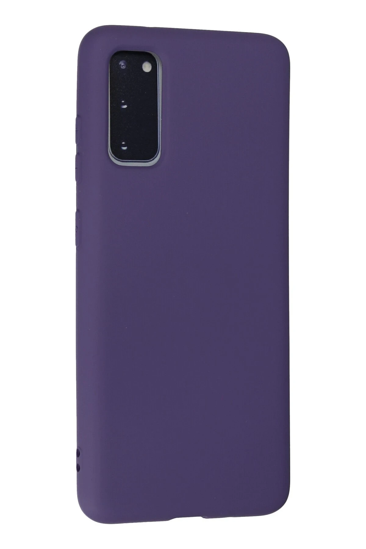 Newface Samsung Galaxy S20 Kılıf Nano içi Kadife Silikon - Mor
