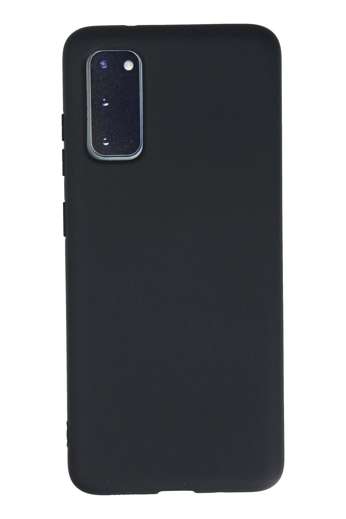Newface Samsung Galaxy S20 Kılıf Nano içi Kadife Silikon - Lacivert