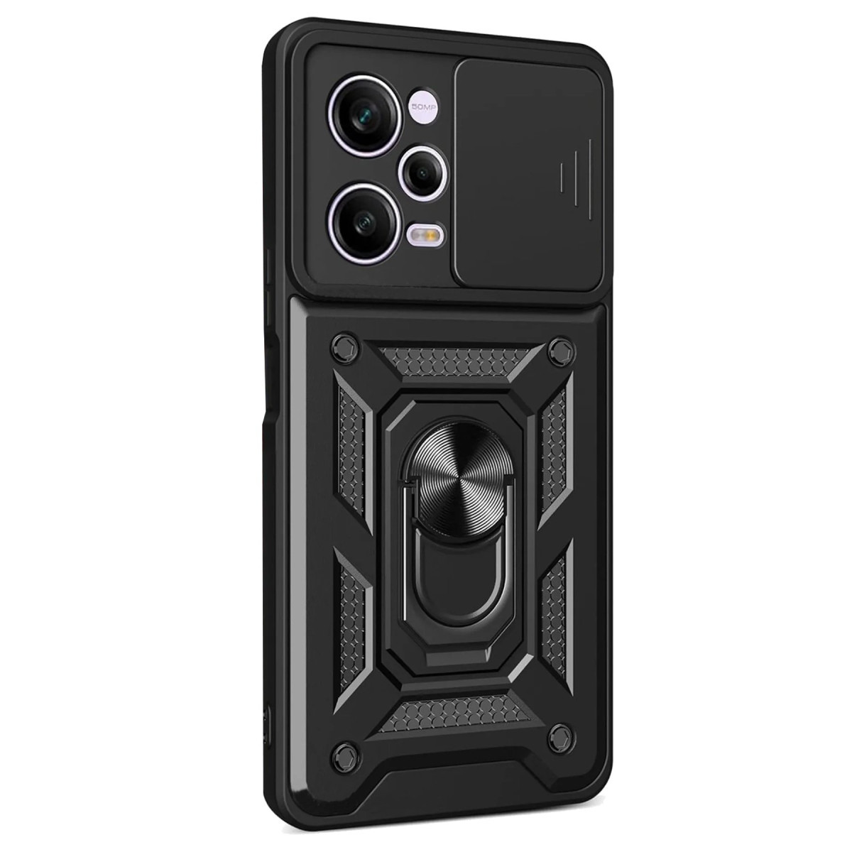 Newface Xiaomi Redmi Note 12 Pro 5G Kılıf Pars Lens Yüzüklü Silikon - Siyah — görsel 3