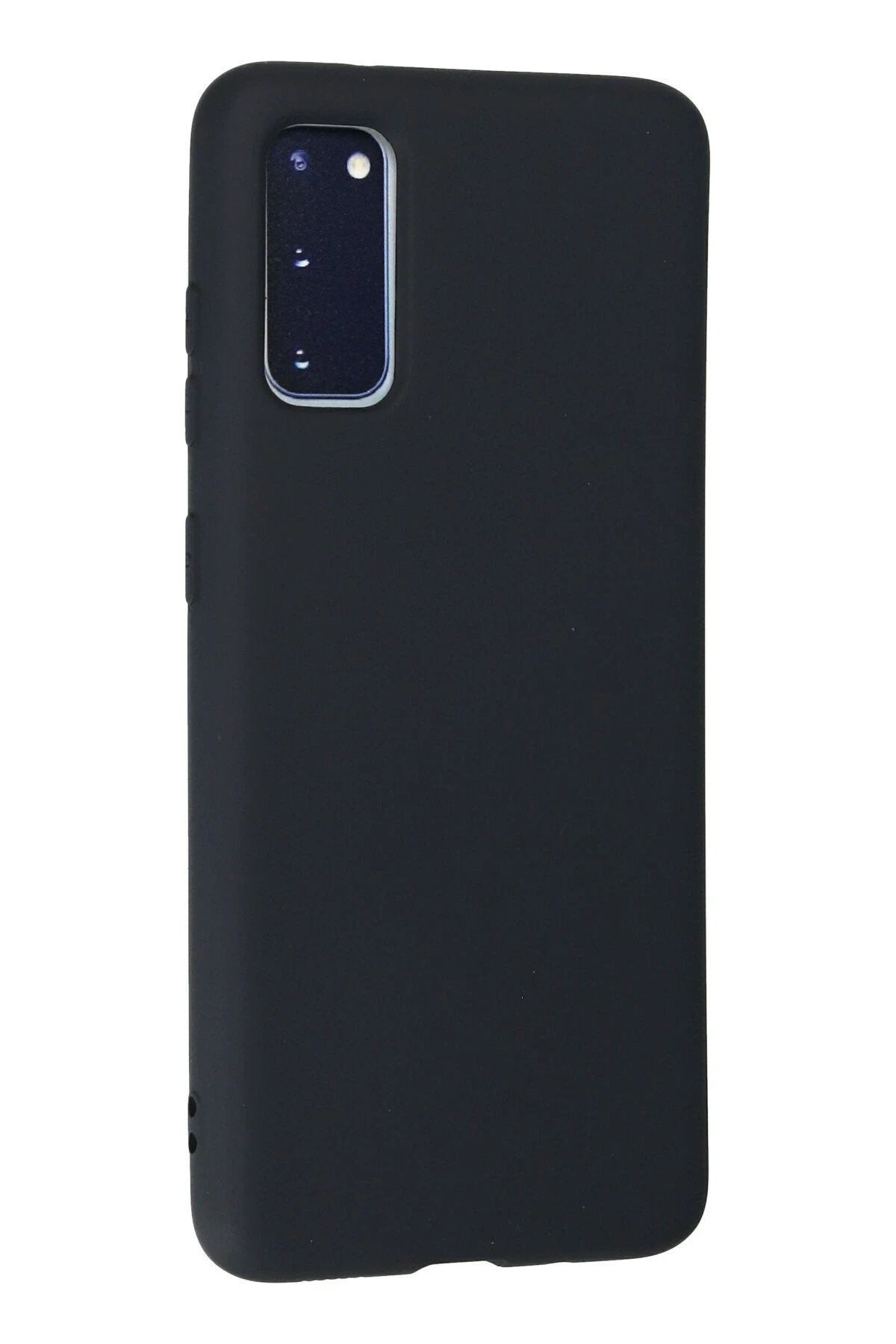 Newface Samsung Galaxy S20 Kılıf Nano içi Kadife Silikon - Lacivert