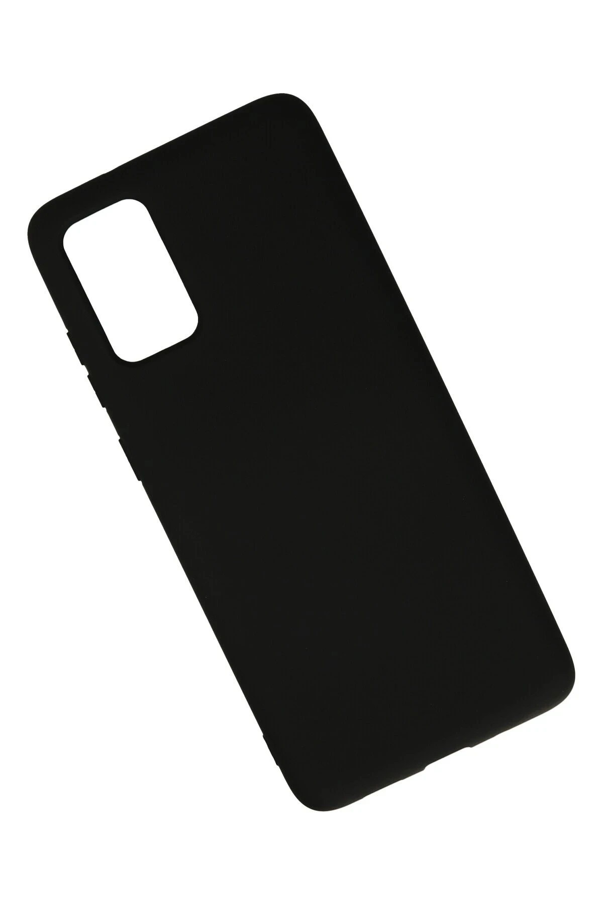 Newface Samsung Galaxy S20 Plus Kılıf Nano içi Kadife Silikon - Siyah