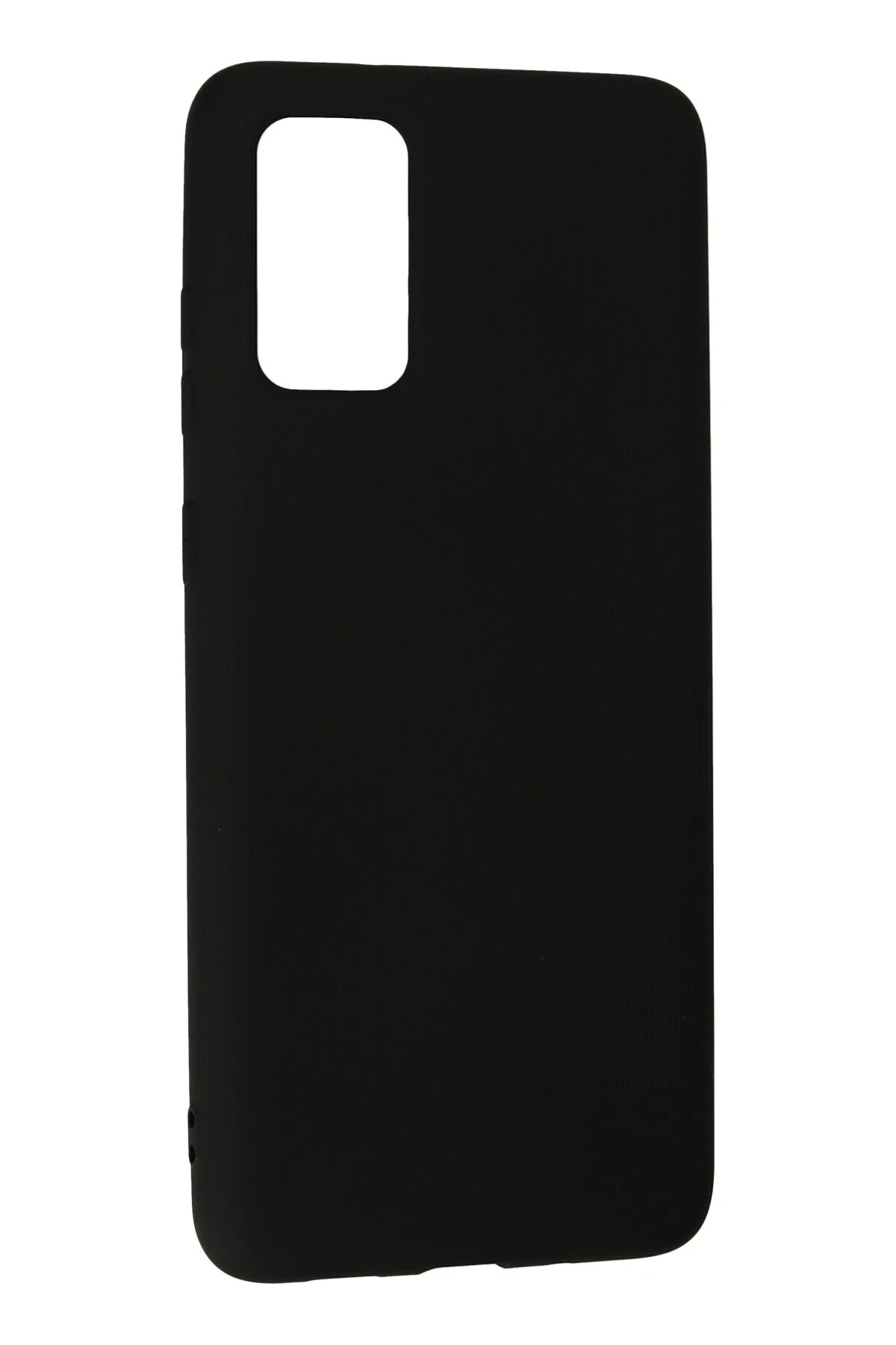 Newface Samsung Galaxy S20 Plus Kılıf Nano içi Kadife Silikon - Siyah