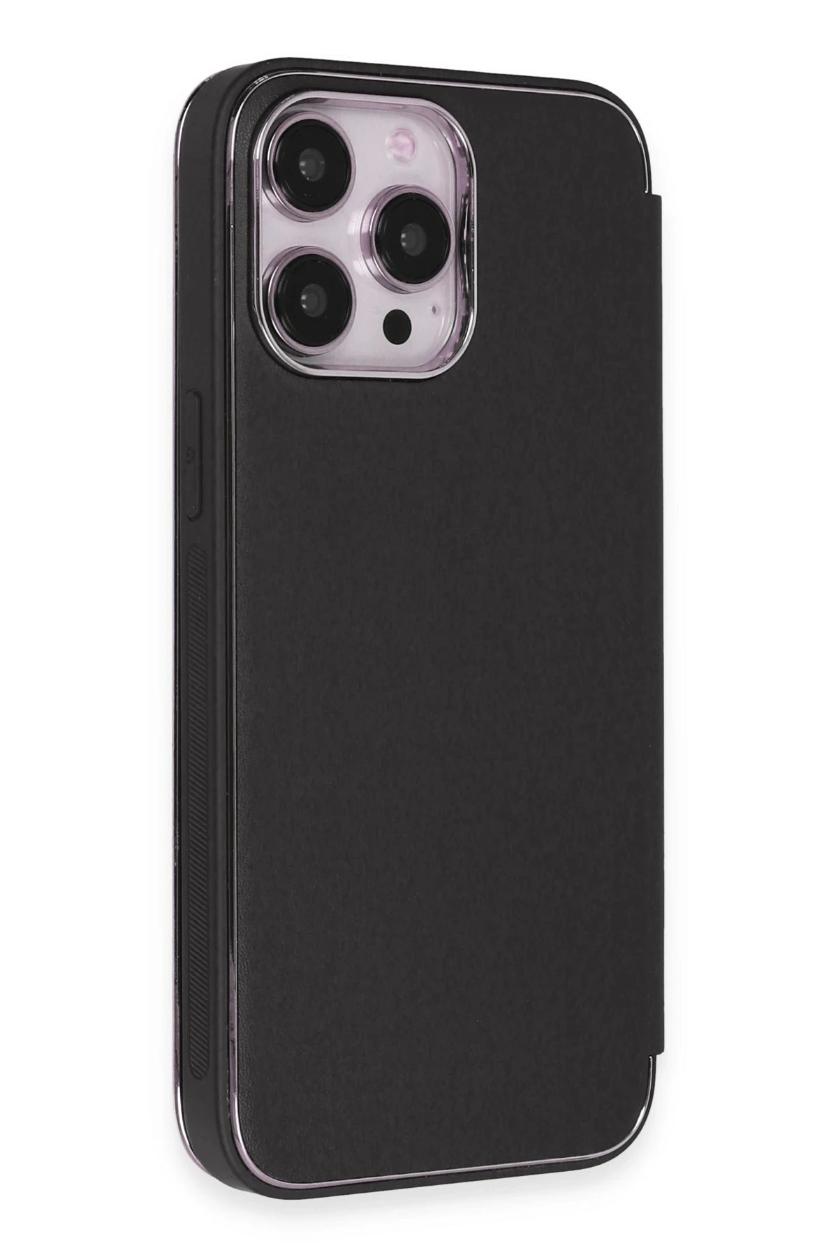 Newface Apple iPhone 14 Pro Kılıf Dolpin Kapaklı - Siyah — görsel 4