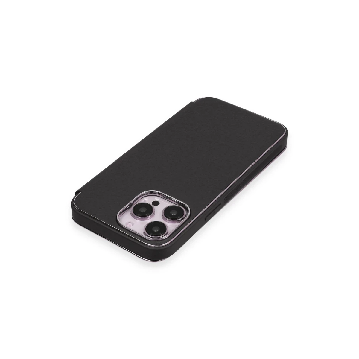 Newface Apple iPhone 14 Pro Kılıf Dolpin Kapaklı - Siyah — görsel 12
