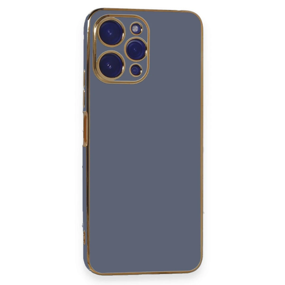 Newface Xiaomi Poco M6 Pro 5G Kılıf Volet Silikon - Mavi
