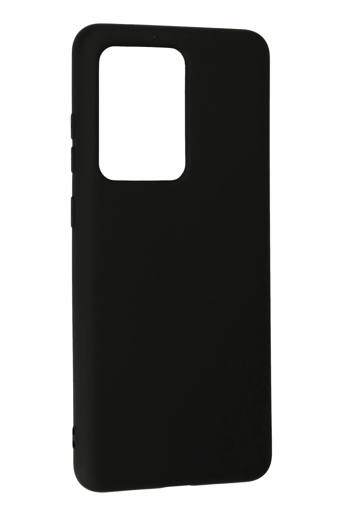 Newface Samsung Galaxy S20 Ultra Kılıf Nano içi Kadife Silikon - Siyah