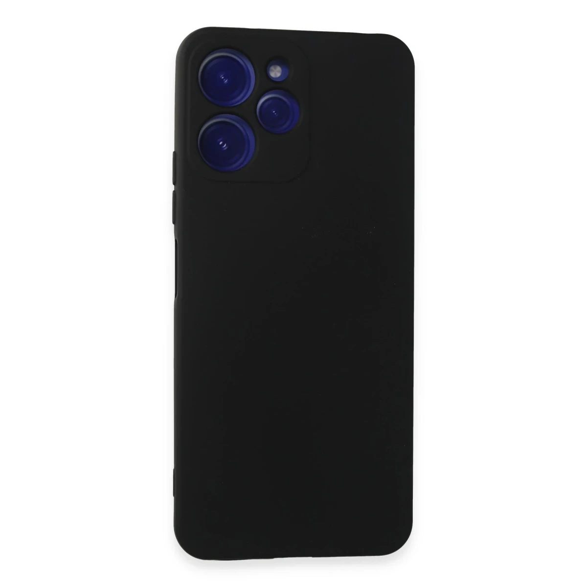 Newface Xiaomi Redmi 12 Kılıf Nano içi Kadife Silikon - Siyah