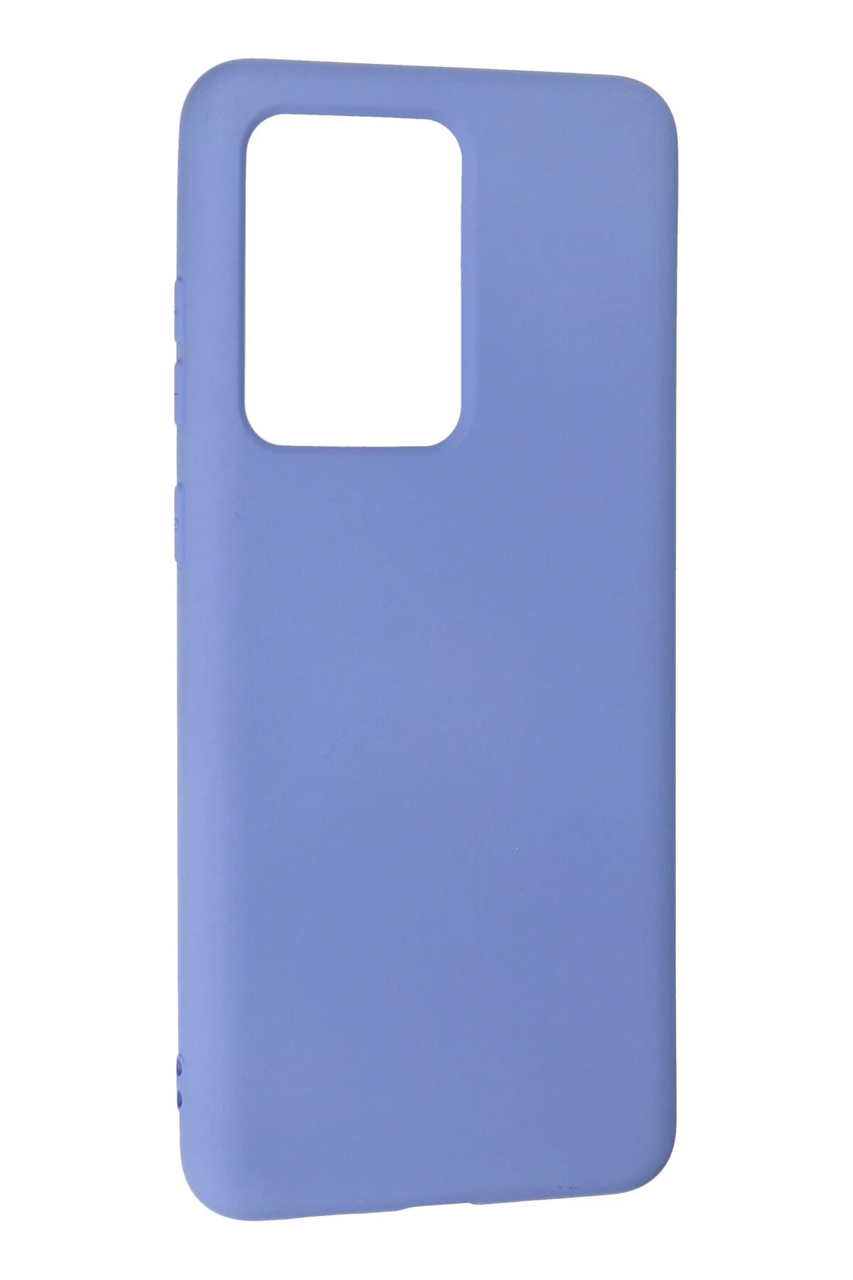 Newface Samsung Galaxy S20 Ultra Kılıf Nano içi Kadife Silikon - Lila