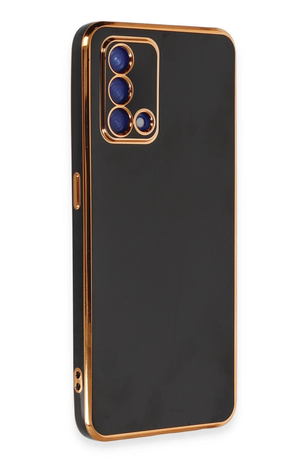 Newface Oppo A74 4G Kılıf Volet Silikon - Siyah — görsel 2