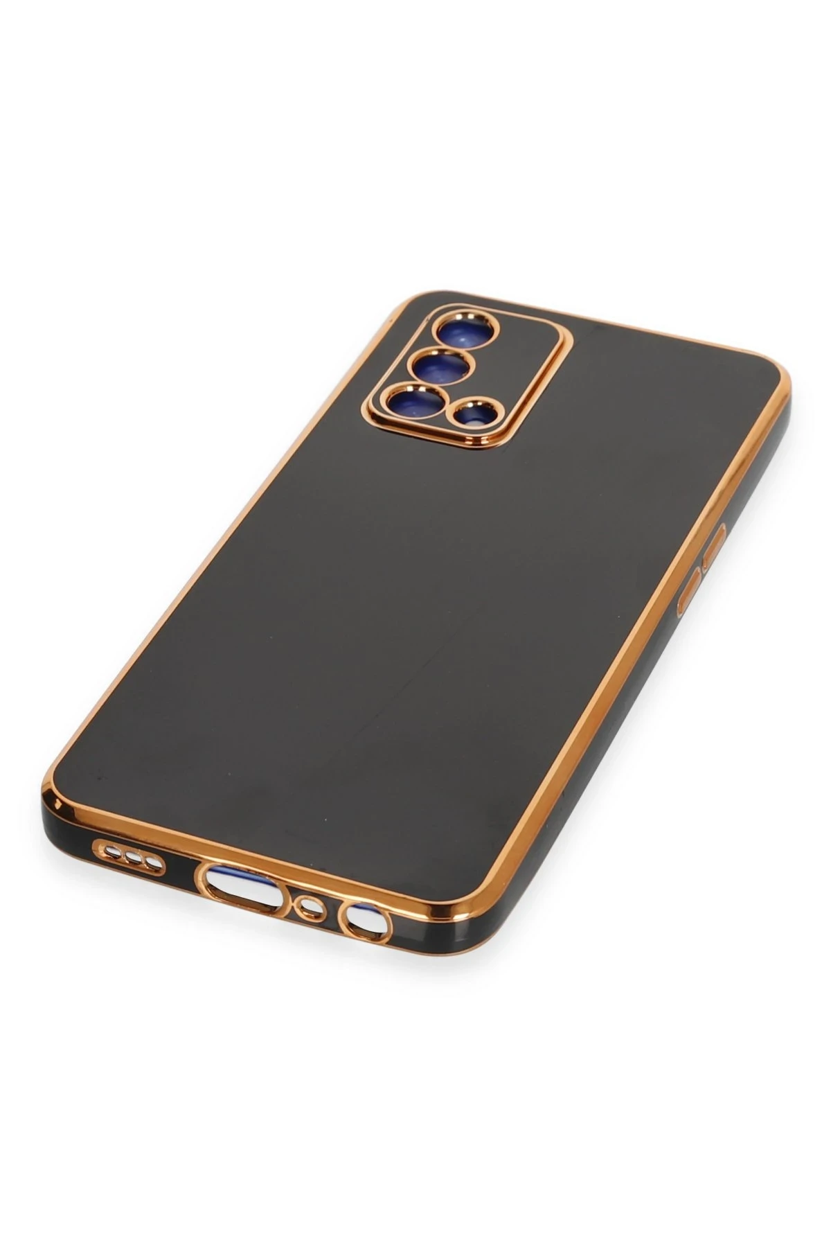 Newface Oppo A74 4G Kılıf Volet Silikon - Siyah — görsel 4