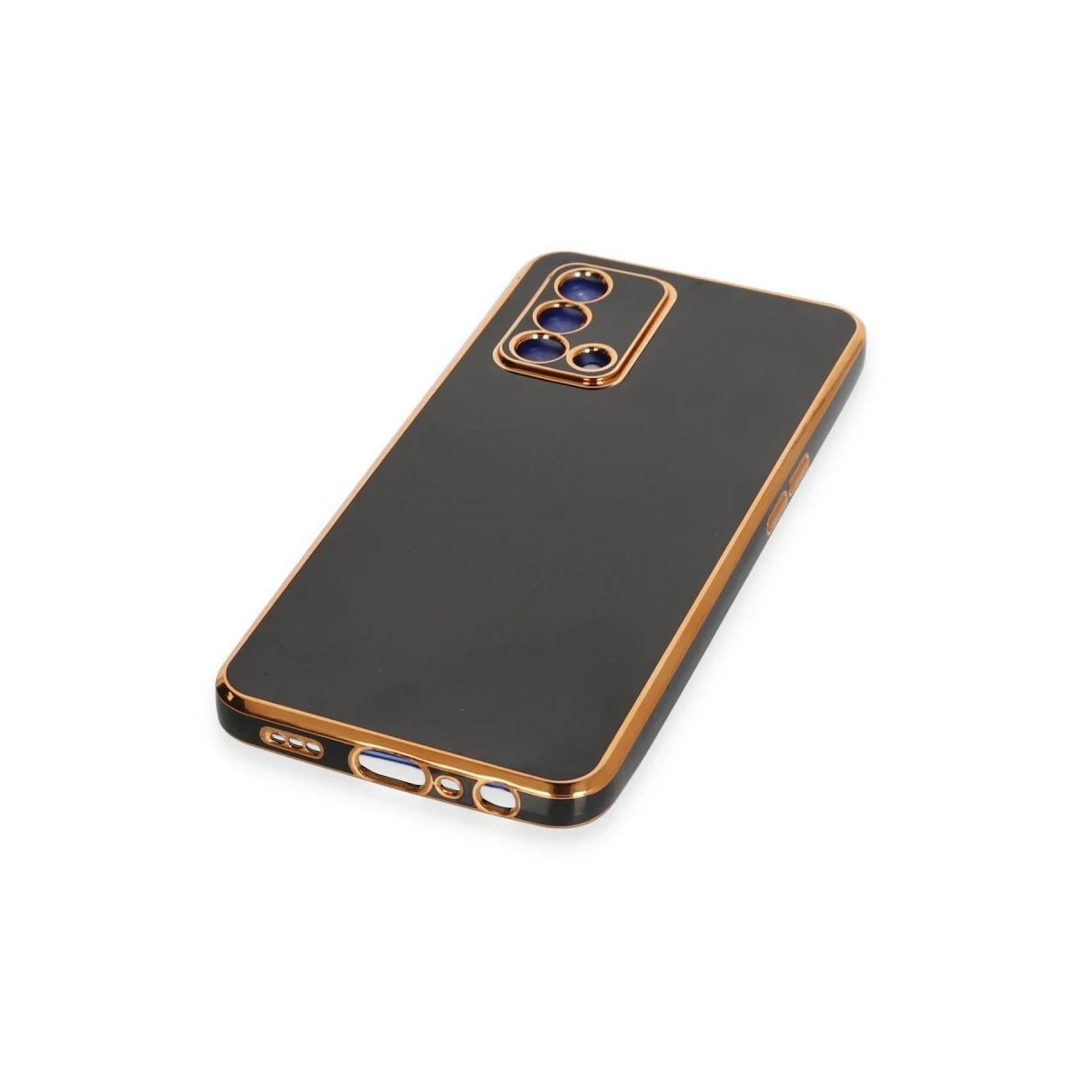 Newface Oppo A74 4G Kılıf Volet Silikon - Siyah — görsel 8