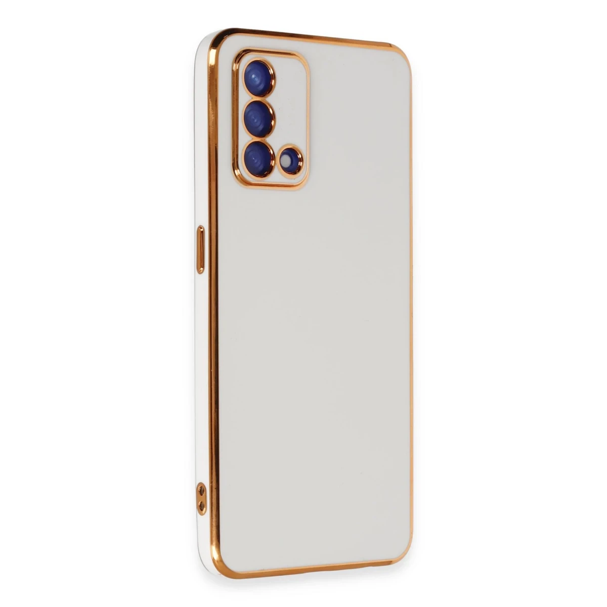 Newface Oppo A74 4G Kılıf Volet Silikon - Beyaz