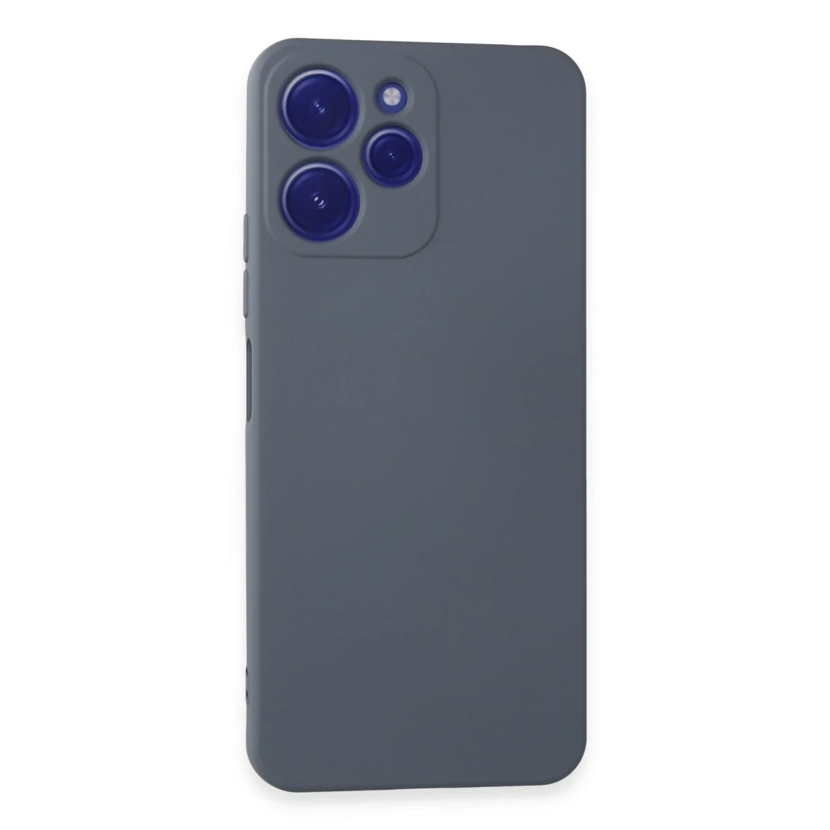 Newface Xiaomi Redmi 12 Kılıf Nano içi Kadife Silikon - Gri