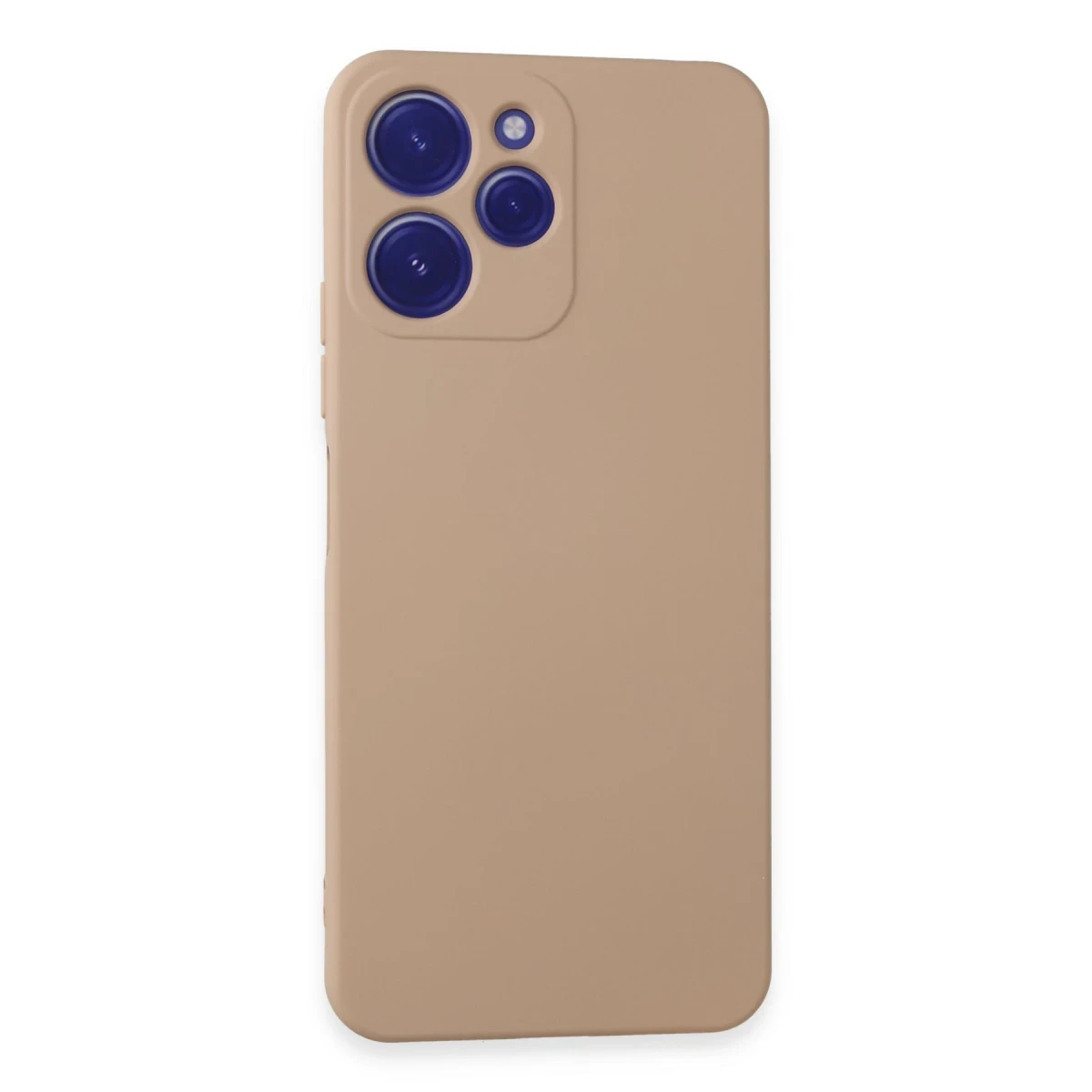 Newface Xiaomi Redmi 12 Kılıf Nano içi Kadife Silikon - Pudra