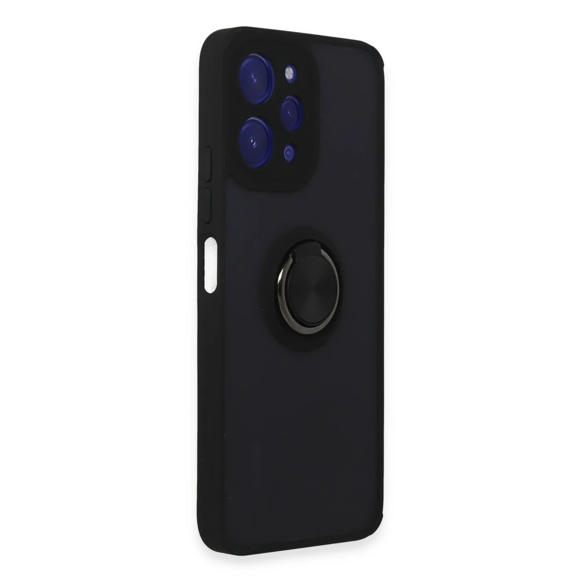 Newface Xiaomi Redmi 12 Kılıf Montreal Yüzüklü Silikon Kapak - Siyah — görsel 7