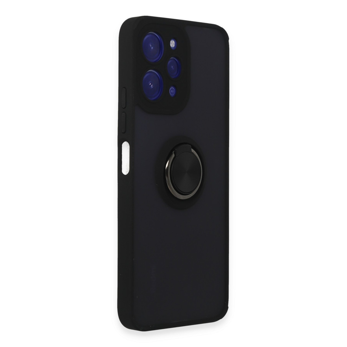 Newface Xiaomi Redmi 12 Kılıf Montreal Yüzüklü Silikon Kapak - Siyah — görsel 12