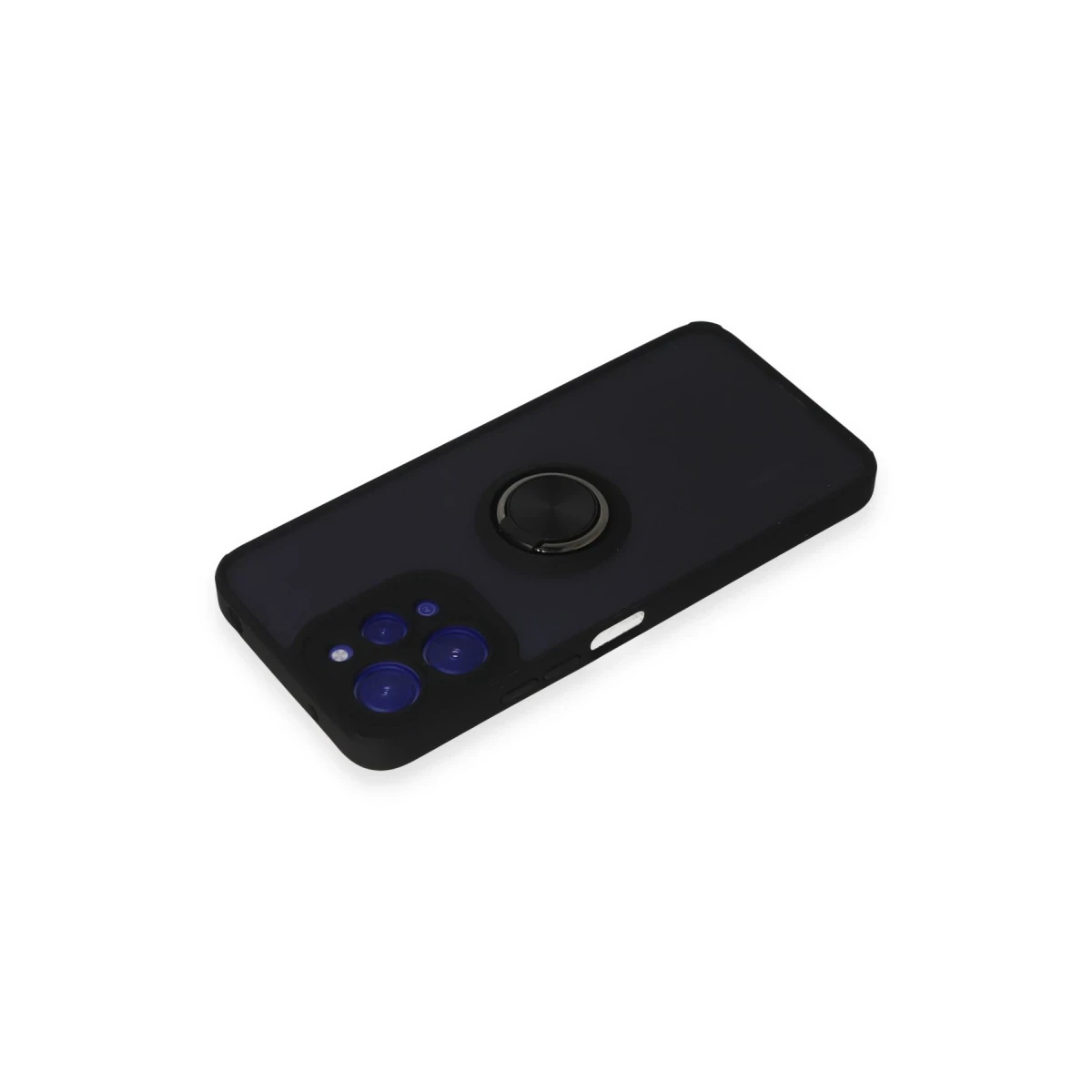 Newface Xiaomi Redmi 12 Kılıf Montreal Yüzüklü Silikon Kapak - Siyah — görsel 8
