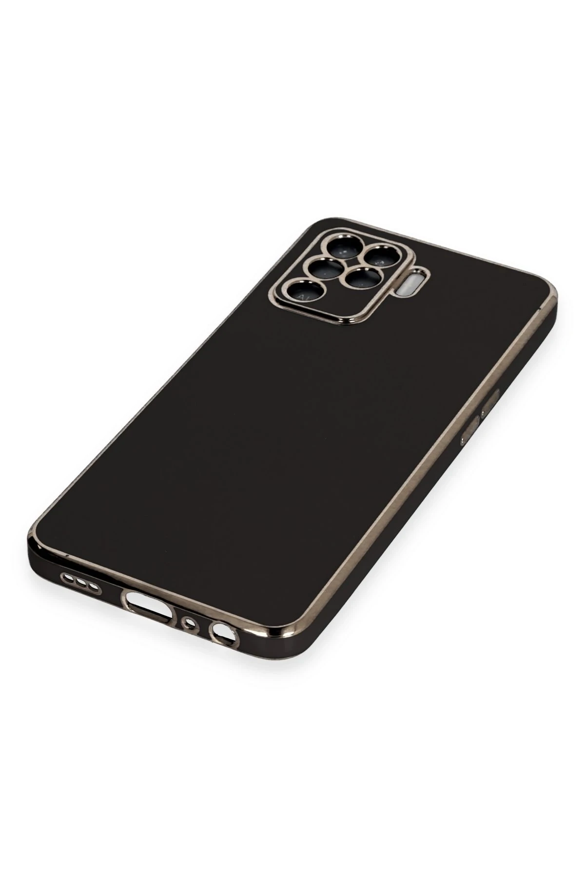 Newface Oppo Reno 5 Lite Kılıf Volet Silikon - Siyah — görsel 4