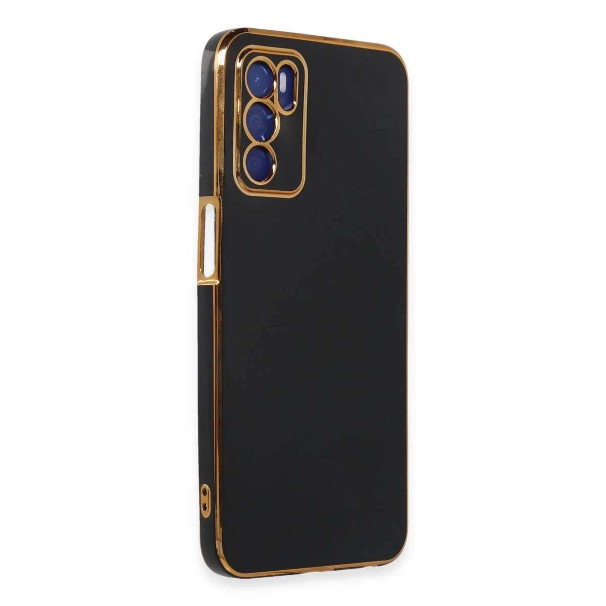 Newface Oppo A16 Kılıf Volet Silikon - Siyah — görsel 6